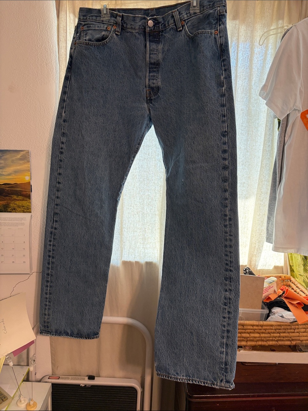 Levi's Men's Dark Blue Straight Jeans